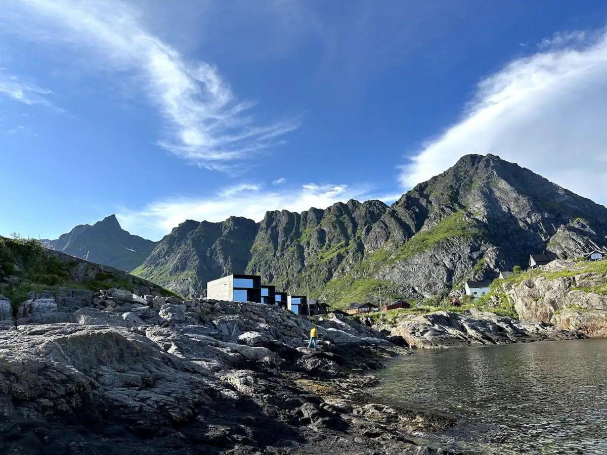 High End Sea Cabins At A In Lofoten โมสคิเนส ภายนอก รูปภาพ