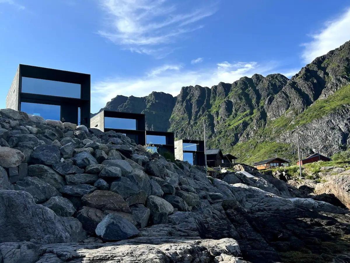 High End Sea Cabins At A In Lofoten โมสคิเนส ภายนอก รูปภาพ