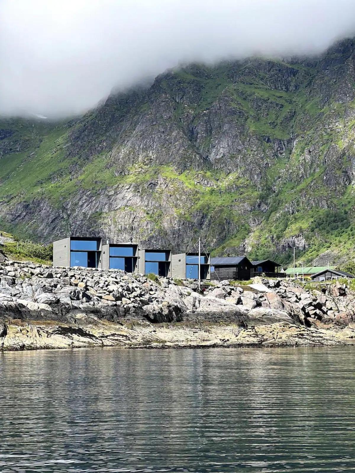 High End Sea Cabins At A In Lofoten โมสคิเนส ภายนอก รูปภาพ